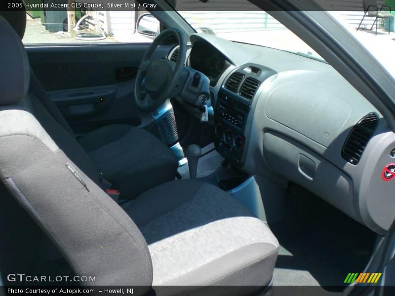 Silver Mist / Gray 2005 Hyundai Accent GLS Coupe