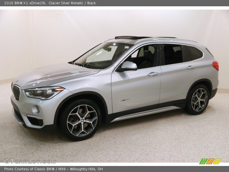 Glacier Silver Metallic / Black 2016 BMW X1 xDrive28i
