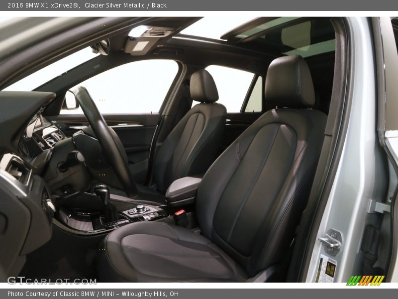 Glacier Silver Metallic / Black 2016 BMW X1 xDrive28i