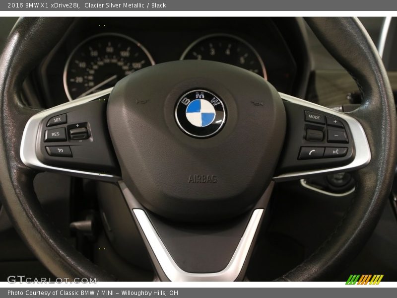 Glacier Silver Metallic / Black 2016 BMW X1 xDrive28i