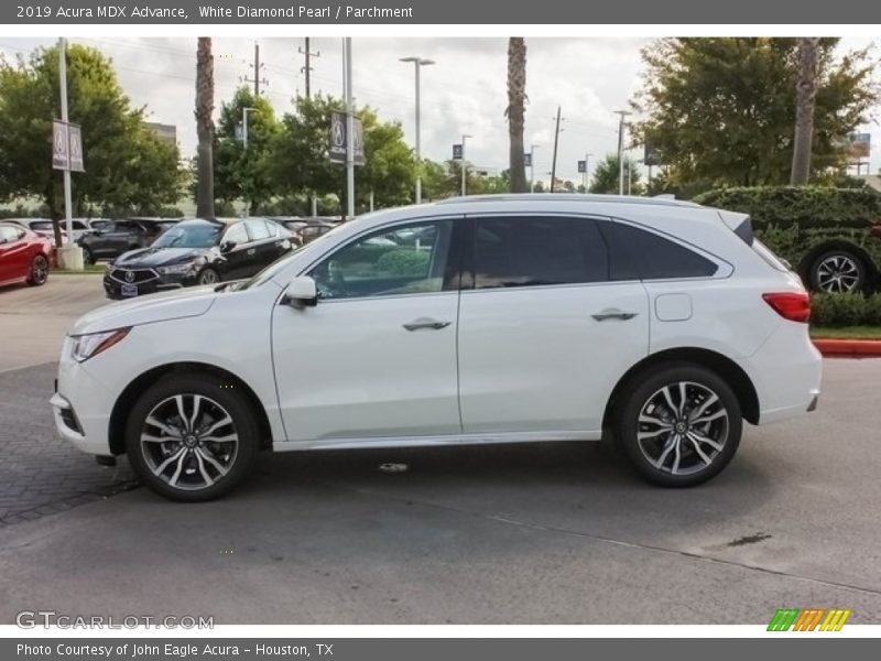 White Diamond Pearl / Parchment 2019 Acura MDX Advance