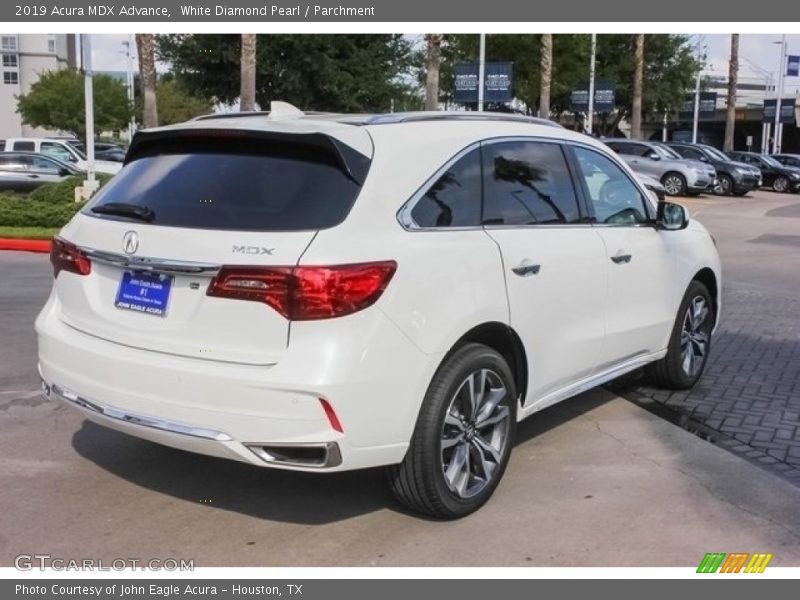 White Diamond Pearl / Parchment 2019 Acura MDX Advance