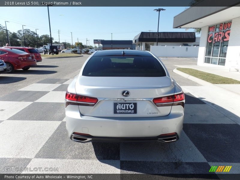 Liquid Platinum / Black 2018 Lexus LS 500