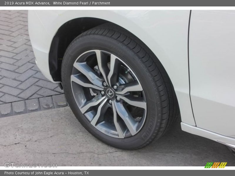 White Diamond Pearl / Parchment 2019 Acura MDX Advance