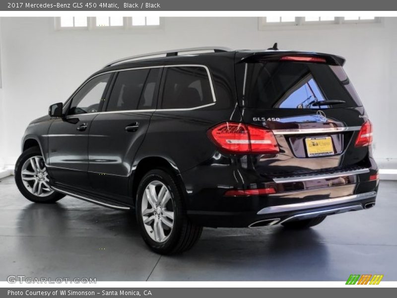 Black / Black 2017 Mercedes-Benz GLS 450 4Matic