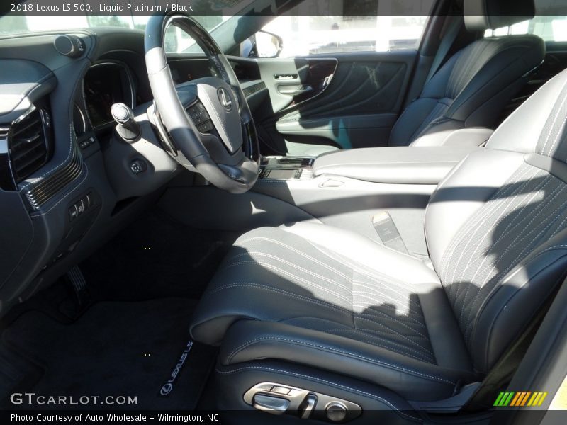 Liquid Platinum / Black 2018 Lexus LS 500