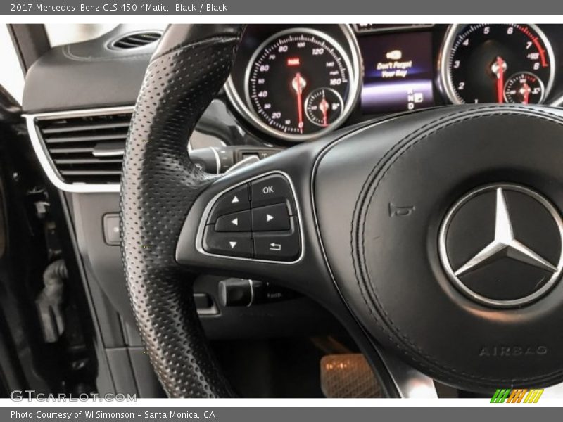 Black / Black 2017 Mercedes-Benz GLS 450 4Matic