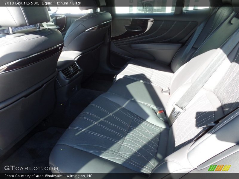 Liquid Platinum / Black 2018 Lexus LS 500
