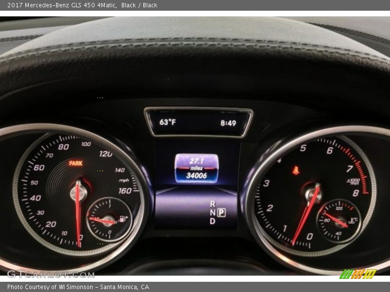 Black / Black 2017 Mercedes-Benz GLS 450 4Matic