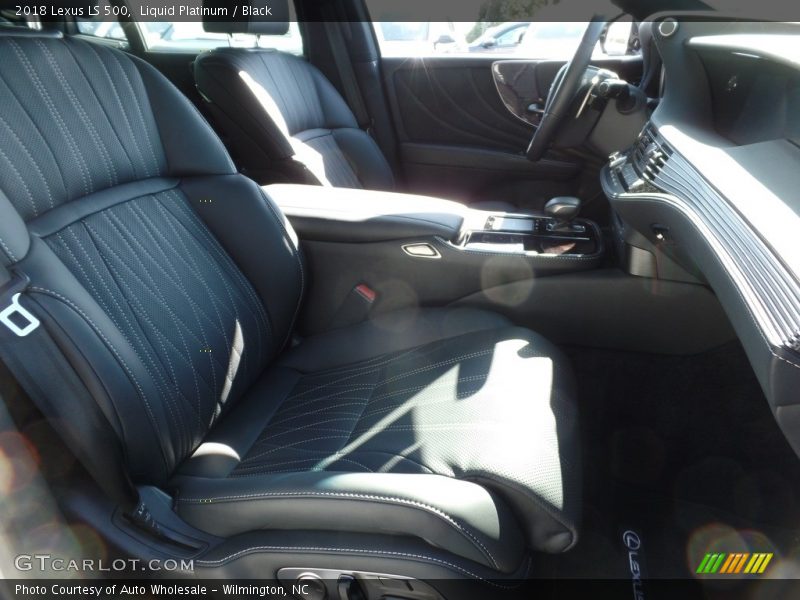 Liquid Platinum / Black 2018 Lexus LS 500