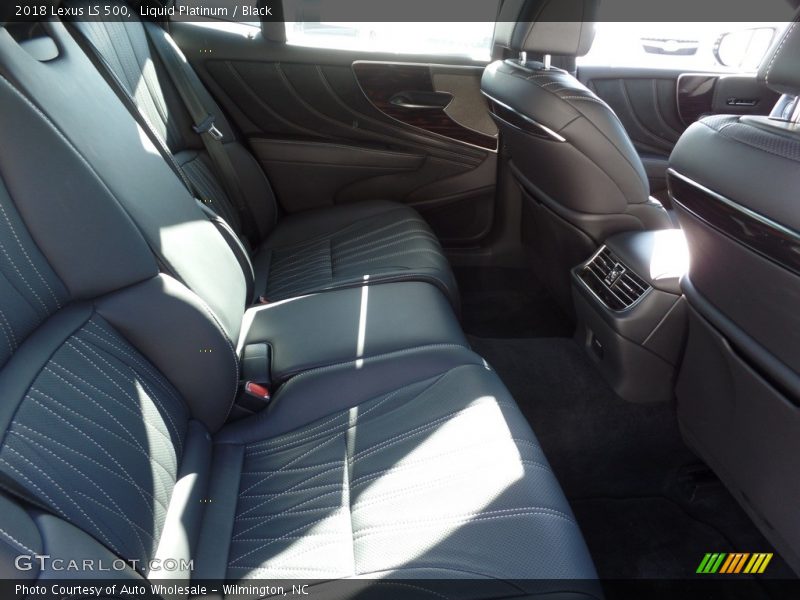 Liquid Platinum / Black 2018 Lexus LS 500