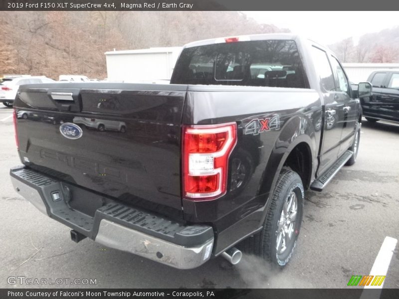 Magma Red / Earth Gray 2019 Ford F150 XLT SuperCrew 4x4