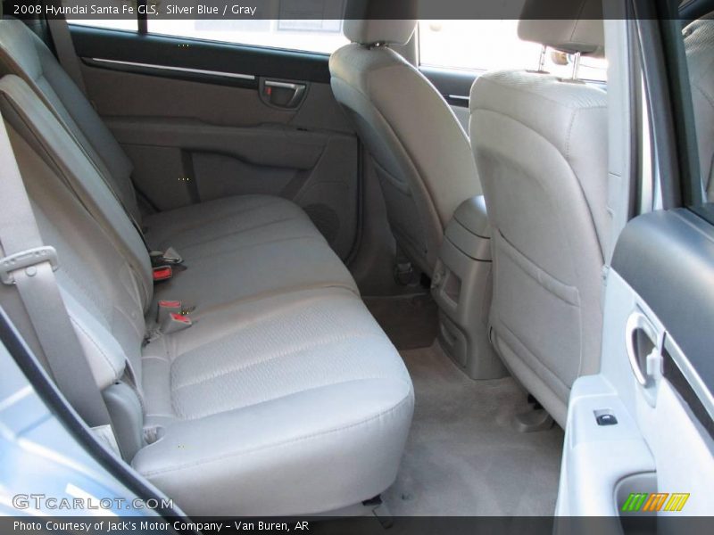 Silver Blue / Gray 2008 Hyundai Santa Fe GLS