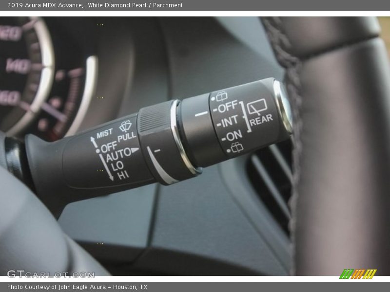 White Diamond Pearl / Parchment 2019 Acura MDX Advance