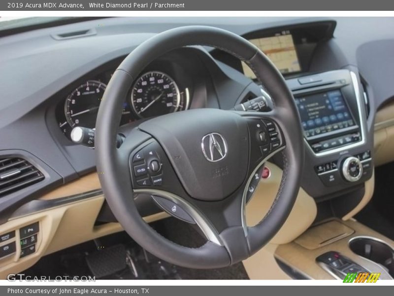 White Diamond Pearl / Parchment 2019 Acura MDX Advance
