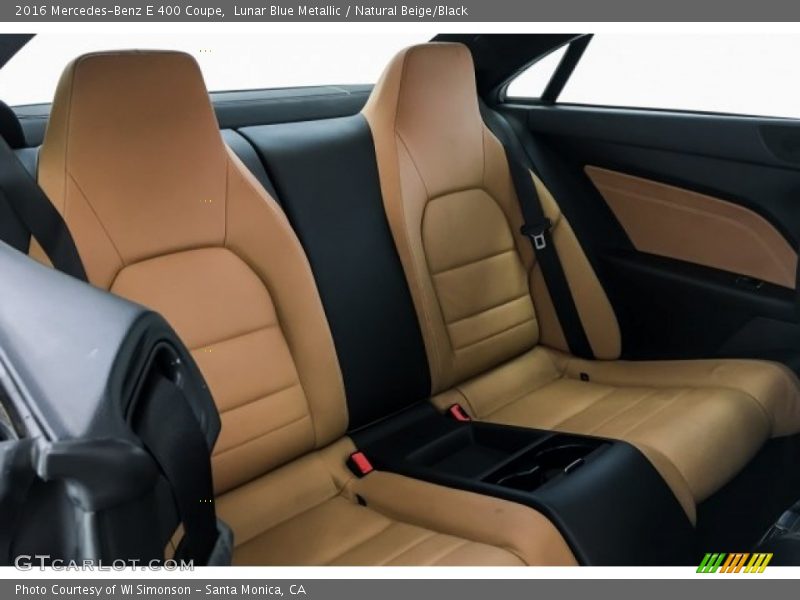 Lunar Blue Metallic / Natural Beige/Black 2016 Mercedes-Benz E 400 Coupe