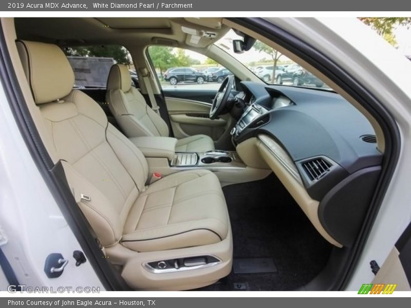 White Diamond Pearl / Parchment 2019 Acura MDX Advance