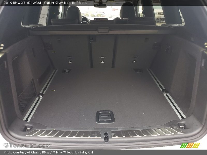 Glacier Silver Metallic / Black 2019 BMW X3 xDrive30i