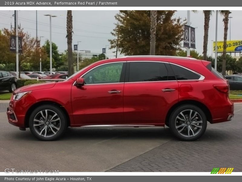 Performance Red Pearl / Parchment 2019 Acura MDX Advance