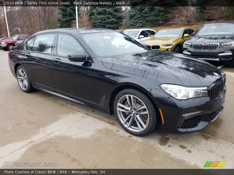 Black Sapphire Metallic / Black 2019 BMW 7 Series 740i xDrive Sedan