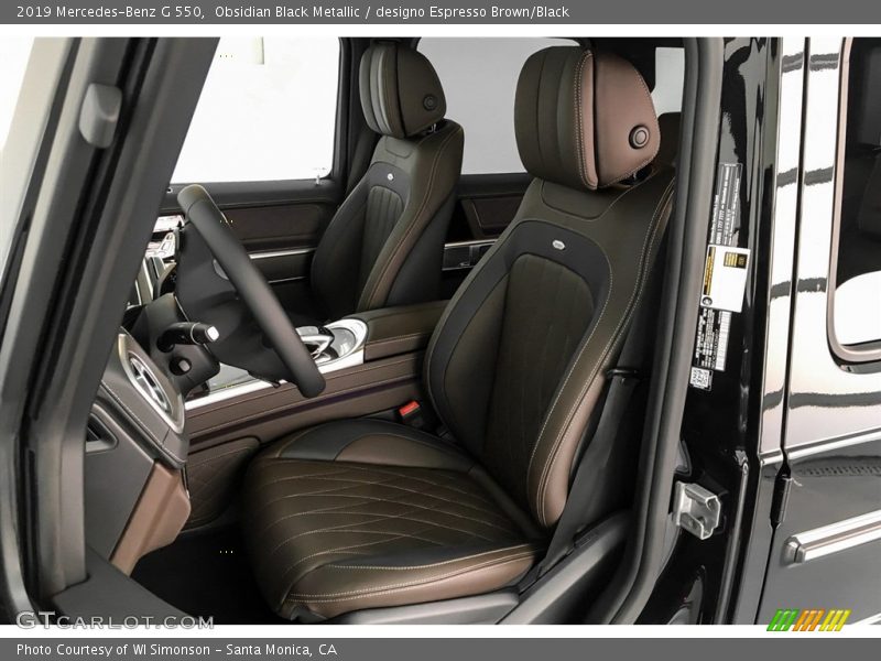  2019 G 550 designo Espresso Brown/Black Interior