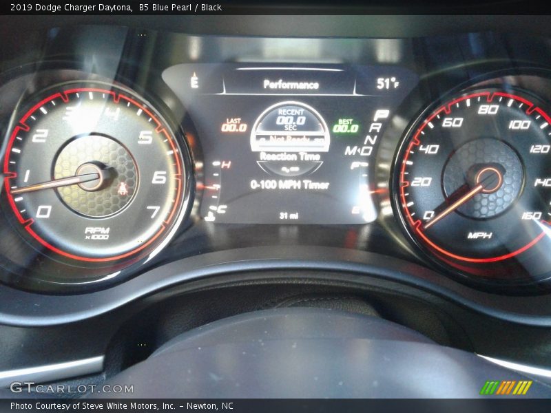 B5 Blue Pearl / Black 2019 Dodge Charger Daytona