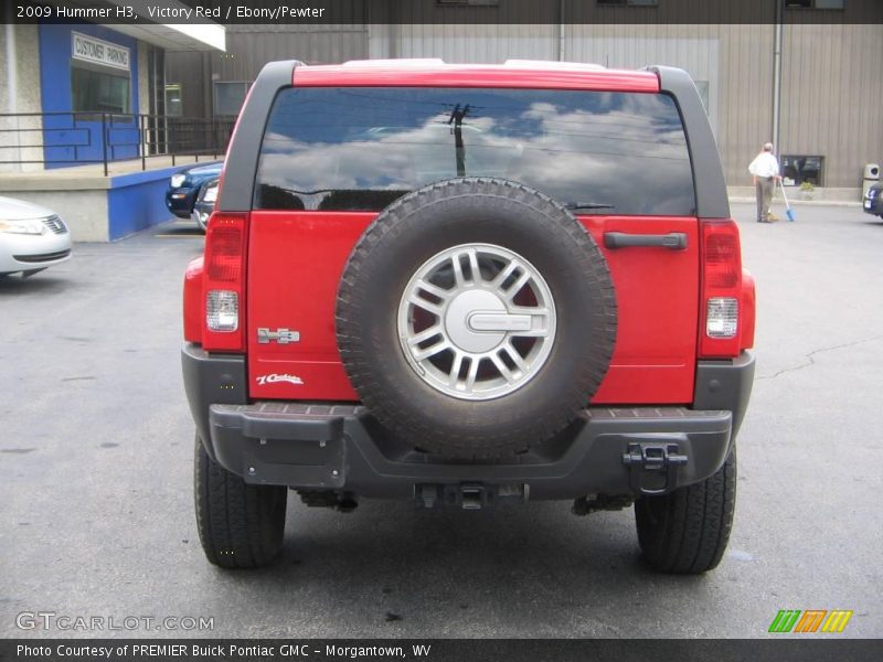Victory Red / Ebony/Pewter 2009 Hummer H3