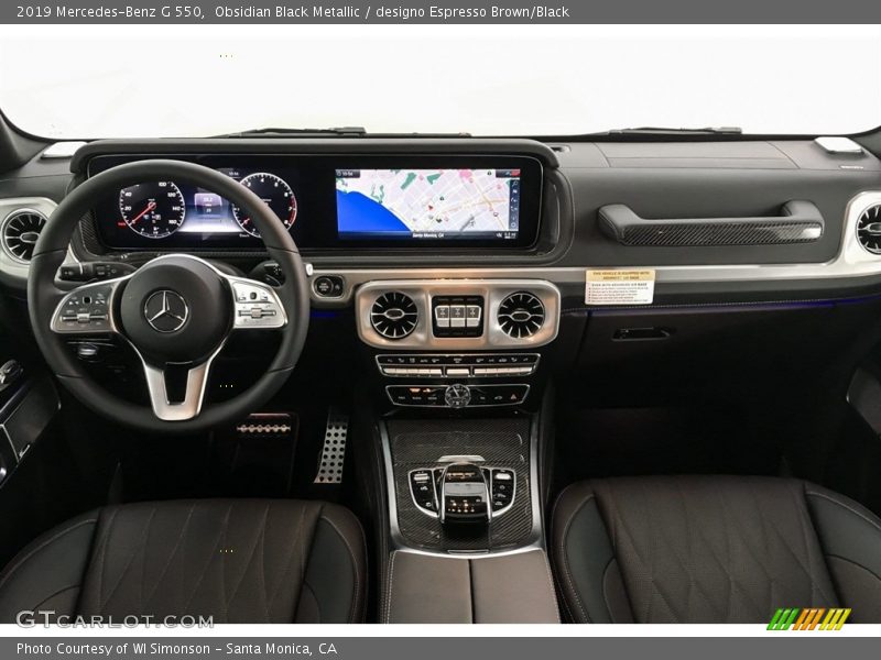 Dashboard of 2019 G 550