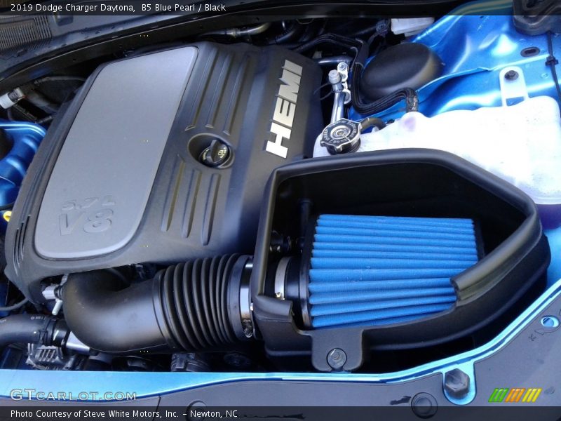 B5 Blue Pearl / Black 2019 Dodge Charger Daytona