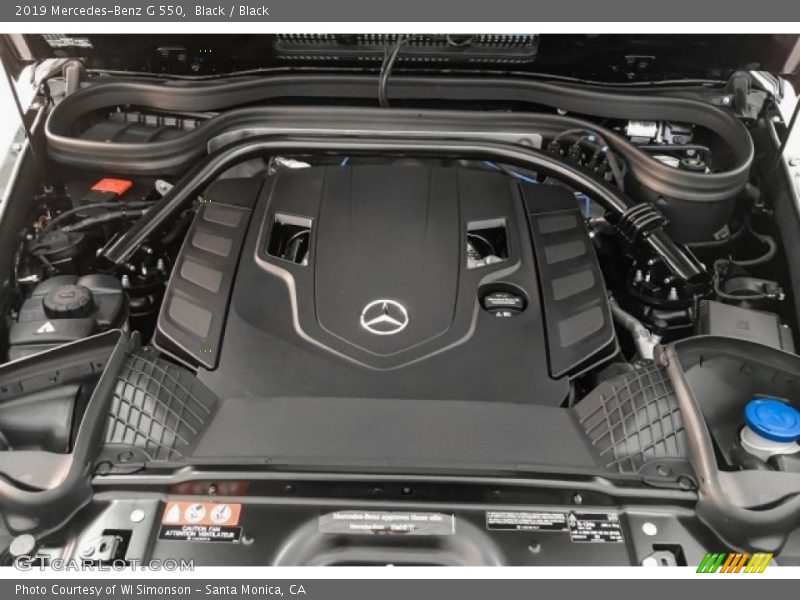  2019 G 550 Engine - 4.0 Liter biturbo DOHC 32-Valve VVT V8