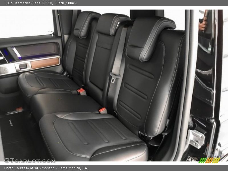 Rear Seat of 2019 G 550