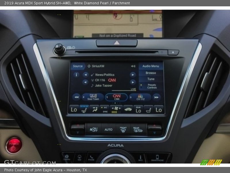 White Diamond Pearl / Parchment 2019 Acura MDX Sport Hybrid SH-AWD