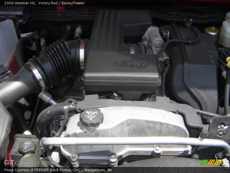 Victory Red / Ebony/Pewter 2009 Hummer H3