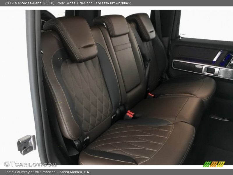 Rear Seat of 2019 G 550