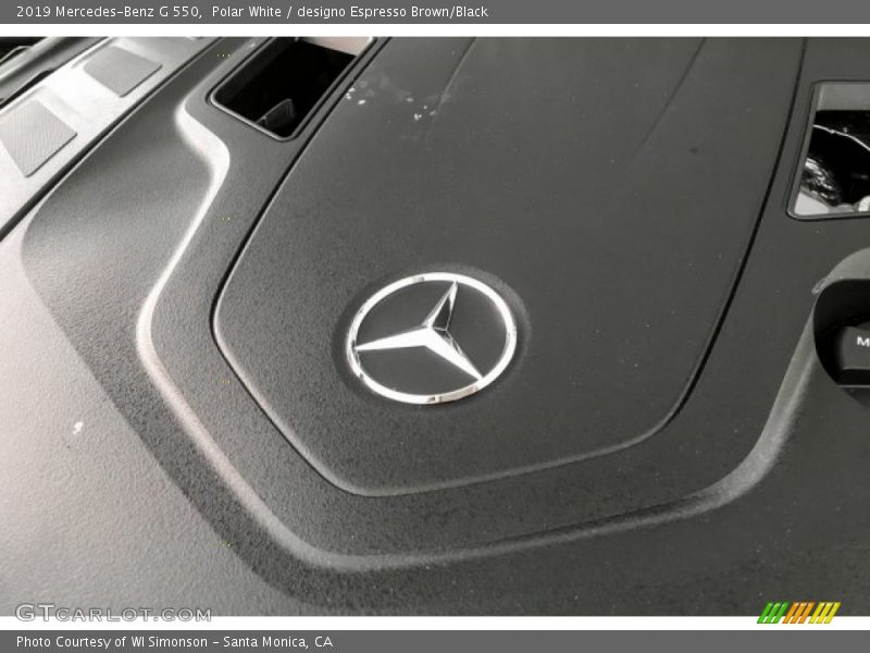 Polar White / designo Espresso Brown/Black 2019 Mercedes-Benz G 550