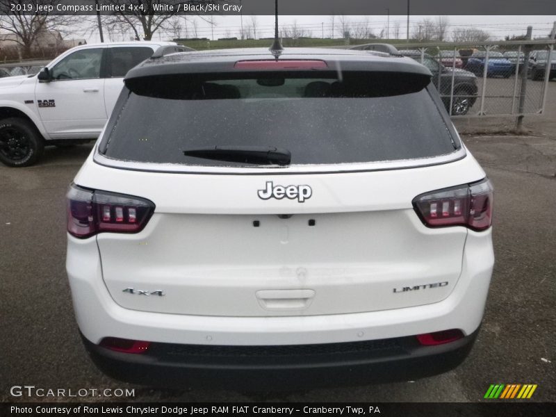 White / Black/Ski Gray 2019 Jeep Compass Limited 4x4