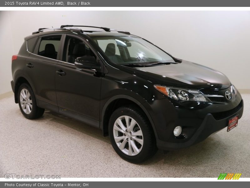 Black / Black 2015 Toyota RAV4 Limited AWD