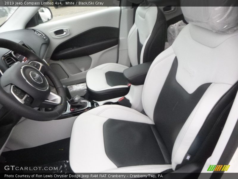 White / Black/Ski Gray 2019 Jeep Compass Limited 4x4