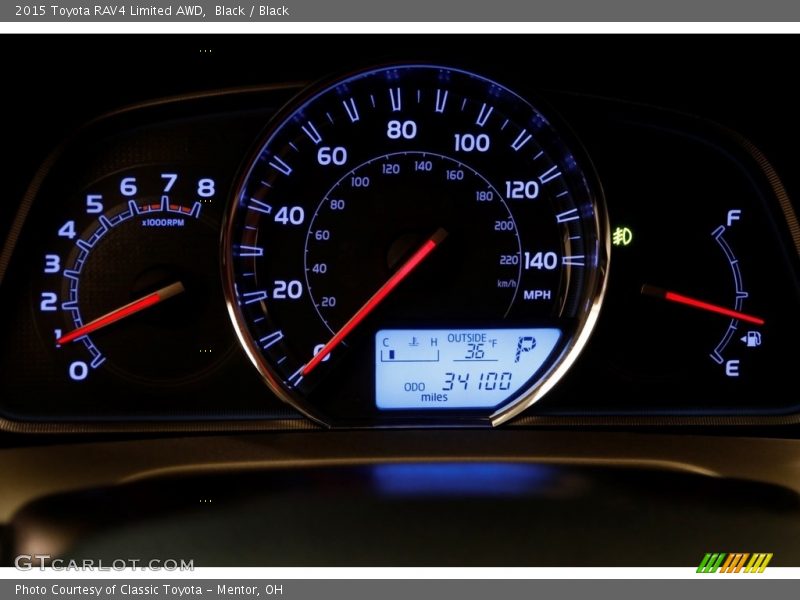 Black / Black 2015 Toyota RAV4 Limited AWD