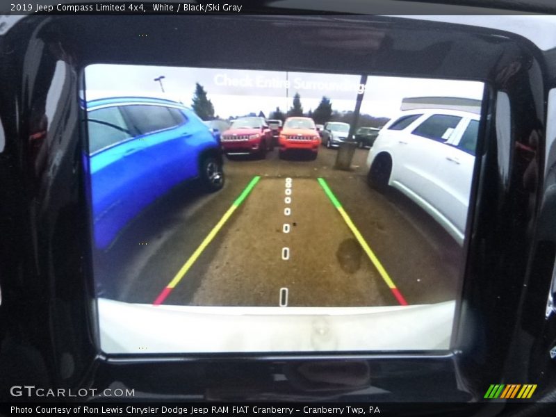 White / Black/Ski Gray 2019 Jeep Compass Limited 4x4