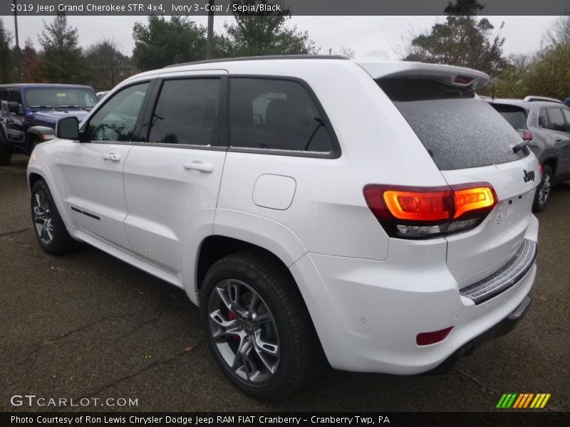 Ivory 3-Coat / Sepia/Black 2019 Jeep Grand Cherokee STR 4x4
