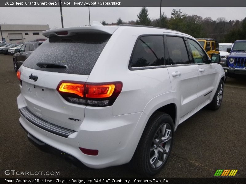 Ivory 3-Coat / Sepia/Black 2019 Jeep Grand Cherokee STR 4x4