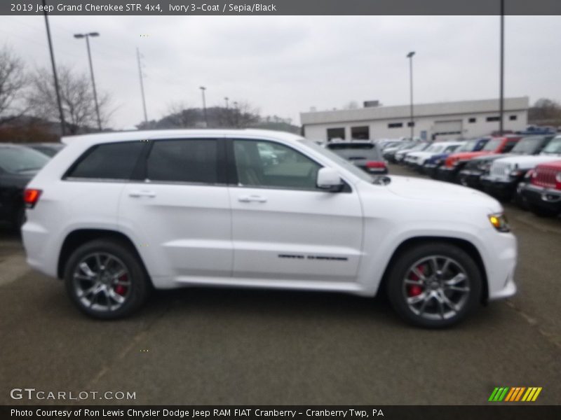 Ivory 3-Coat / Sepia/Black 2019 Jeep Grand Cherokee STR 4x4