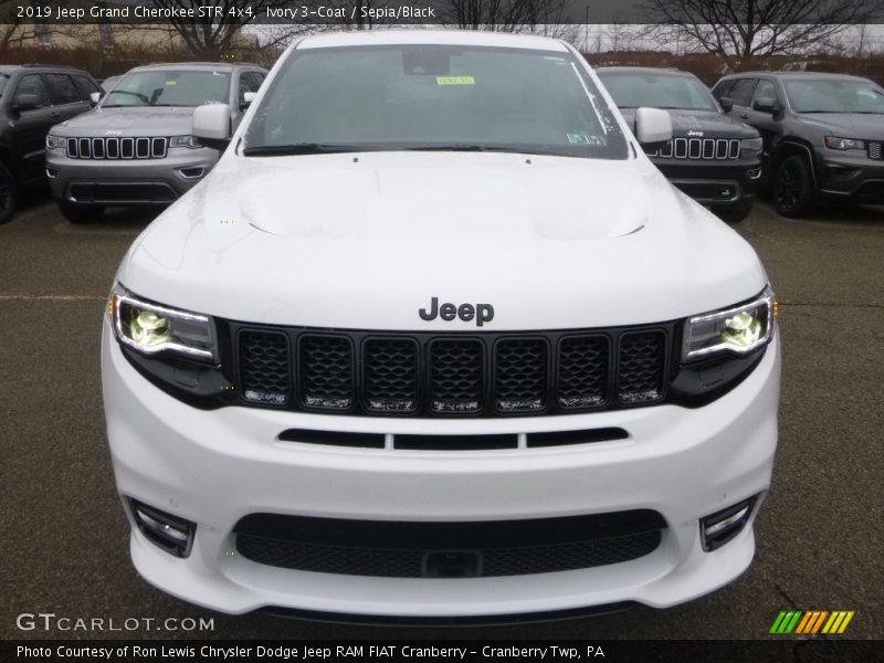 Ivory 3-Coat / Sepia/Black 2019 Jeep Grand Cherokee STR 4x4