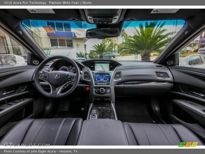 Platinum White Pearl / Ebony 2018 Acura RLX Technology