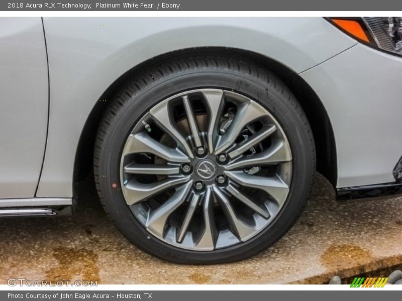Platinum White Pearl / Ebony 2018 Acura RLX Technology