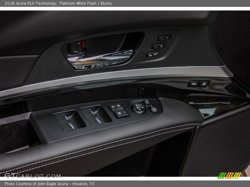 Platinum White Pearl / Ebony 2018 Acura RLX Technology