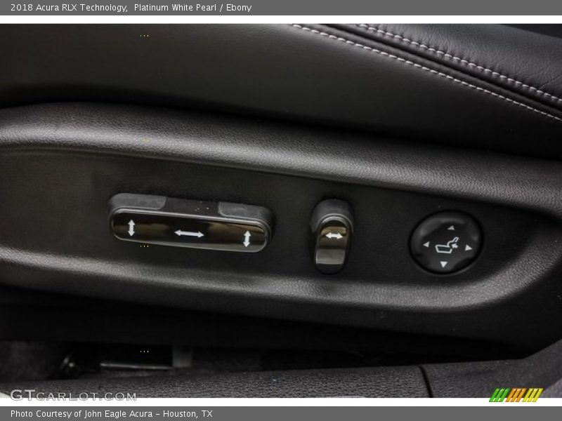 Platinum White Pearl / Ebony 2018 Acura RLX Technology