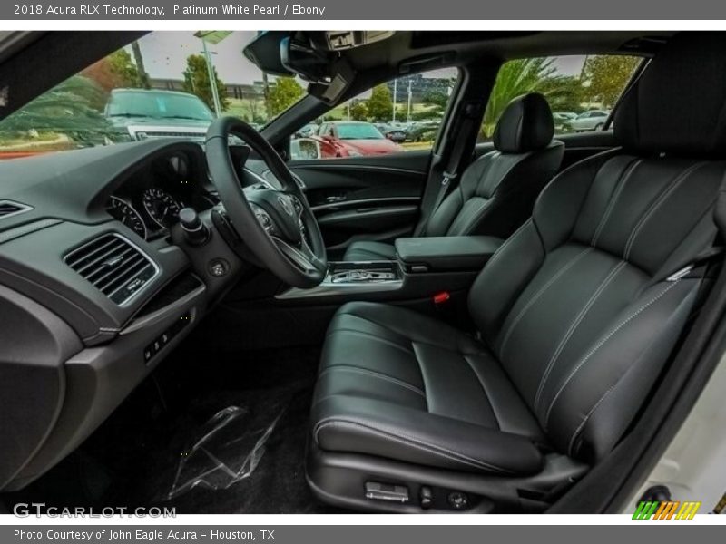 Platinum White Pearl / Ebony 2018 Acura RLX Technology