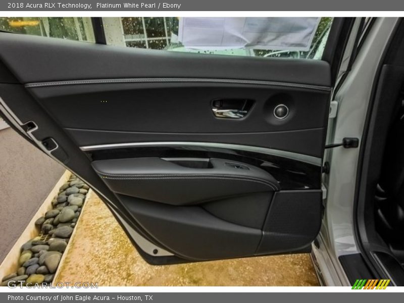 Platinum White Pearl / Ebony 2018 Acura RLX Technology